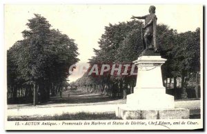 COPY Autun Ancient Promenade MARBES and Statue of Divitiac Head Eduen friend ...