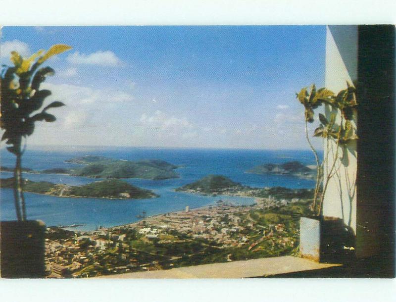 Pre-1980 NICE VIEW St. Thomas Us Virgin Islands USVI i3995