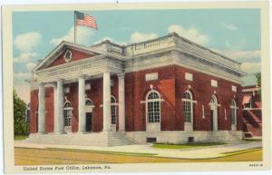 W/B United States Post Office Lebanon Pennsylvania PA