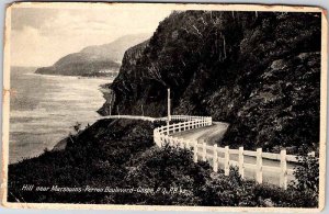 Postcard ROAD SCENE Gaspe Quebec QC AK5425