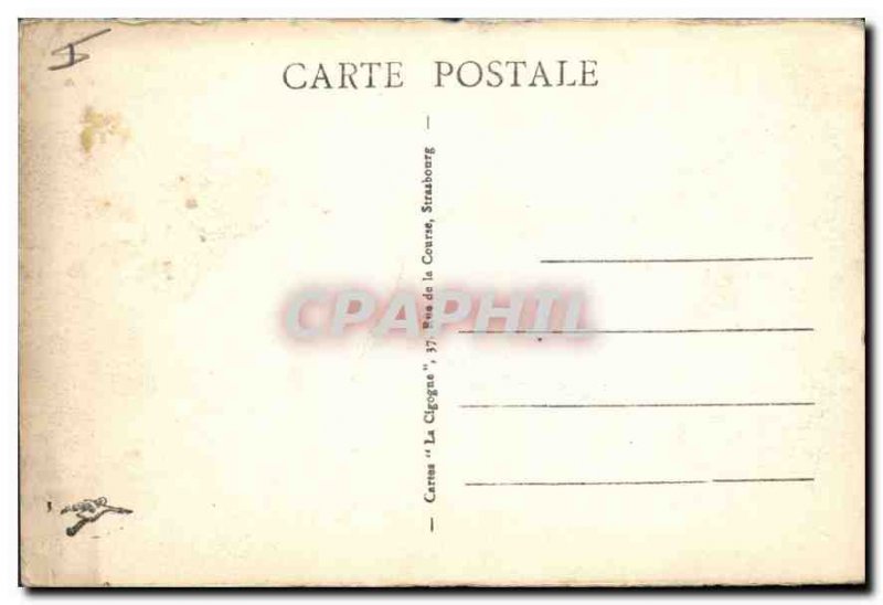 Old Postcard Colmar Police Commissioner