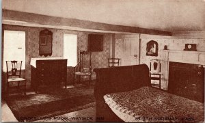  Wayside Inn South Sudberry Massachusetts Longfellow Room Interior UNP Postcard