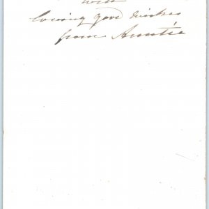 c1880s William Morris Poem Christmas Hildesheimer & Faulkner Trade Card C44