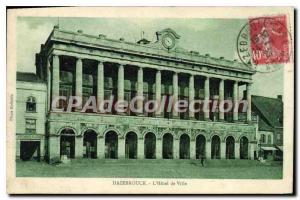 Old Postcard Hazebrouck Hotel De Ville