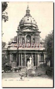 Old Postcard Paris Sorbonne