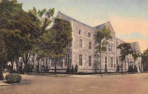 Ann Arbor~University of Michigan~Hutchins Hall~1920s Handcolored Postcard
