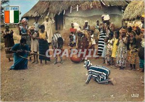 Modern Postcard Ivory Coast Dance Hunters Tuberculosis