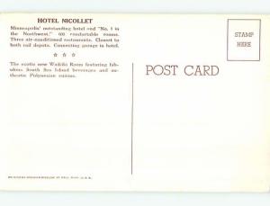 Pre-1980 HOTEL SCENE Minneapolis-St. Paul Minnesota MN H0499