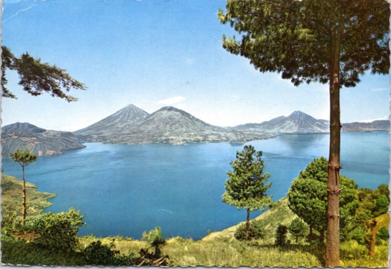 Postcard Guatemala - Lake Atitlan 1970s