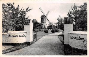 B93560 knokke zoute le vieux moulin windmill mill  real photo   belgium