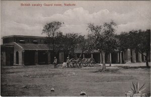 PC PAKISTAN, BRITISH CAVALRY GUARD ROOM SIALKOTE, Vintage Postcard (b43263)