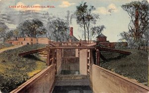 Lock of Canal in Lawrence, Massachusetts