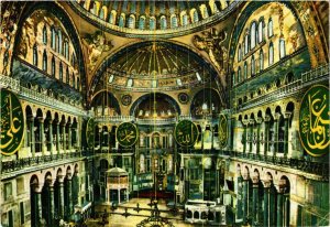 CPM AK Istanbul Interior of St.Sophia museum TURKEY (843533)