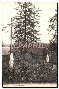 Old Postcard Calvary Abbey of Our Lady of Thymadeuc