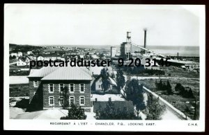 h5171 - CHANDLER Quebec 1940s Regardant a L'Est. Real Photo Postcard