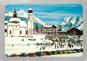 Old Postcard International Sport und Kongress Center Seefeld 1200m Tirol Austria