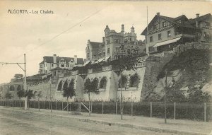 c1910 Postcard; Algorta, Los Chalets, Getxo, Biscay, Basque Country Spain