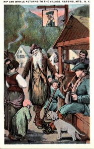 New York Catskills Rip Van Winkle Returns To The Village