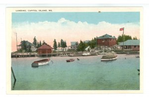 ME - Capitol Island. The Landing 