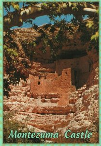 Postcard Montezuma Castle National Monument Camp Cliff Dwelling Verde Arizona
