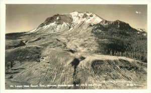 California Mount Lassen 1940s Ranger Eastman RPPC Photo Postcard 21-12017