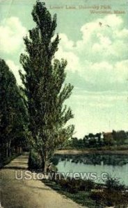 Lovers Lane, University Park - Worcester, Massachusetts MA