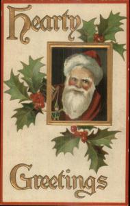 Christmas - Santa Claus BB London Series C2 c1910 Postcard