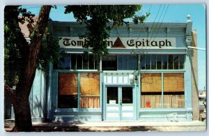 Phoenix Arizona AZ Postcard Tombstone Epitaph Newspaper Office Building 1958