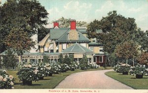 Residence of J.B. Duke Somerville NJ Duke Farms Postcard Litho-Chrome