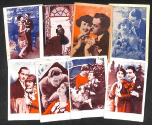 Lot of 10 postcards Romania 1940s school prom souvenir Apahida parish cancel