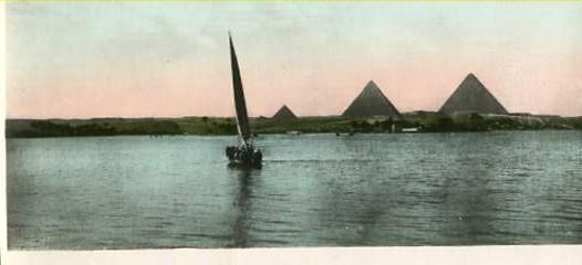 Africa - Egypt, The Pyramids During the Flood