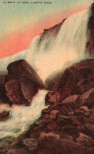 Ontario Canada, Cave of the Winds Rock of Ages Niagara Falls Vintage Postcard