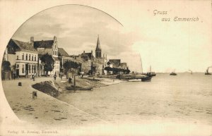Germany Gruss aus Emmerich Vintage Postcard 08.26