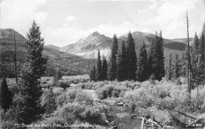 Mt Baker North Fork Colorado River 1952 Sanborn RPPC Washington Postcard 1449