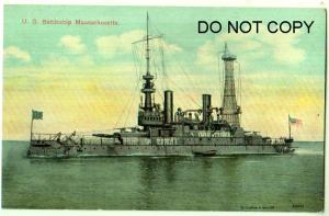 US Battleship Massachusetts