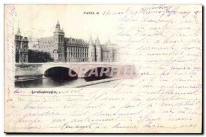 Paris Old Postcard The concierge
