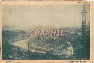 Postcard Old Lyon Panorama on the Saone