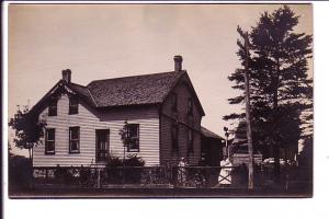 Real Photo, Women Child and Baby Outside House, 1907-1929