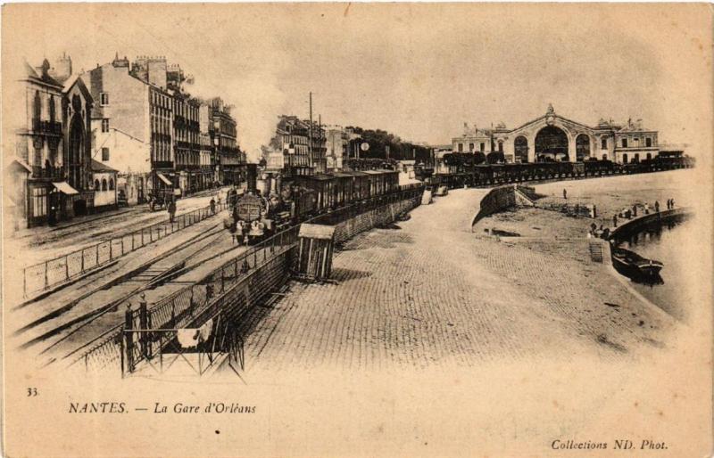 CPA Nantes La Gare d'Orleans (610764)