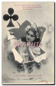 Old Postcard Folklore Cartomancie Clairvoyance Horoscope The 4 ladies Lady cl...