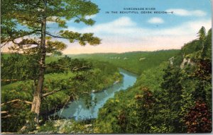 Postcard MO Gasconade River in the Beautiful Ozark Region
