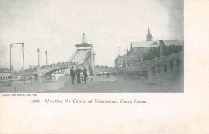 Coney Island New York Dreamland Shooting the Chutes Vintage Postcard AA3244