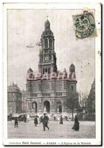 Paris Old Postcard the & # 39eglise of Trinite