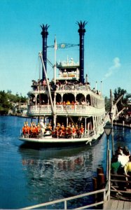 California Anaheim Disneyland Mark Twain Paddle-Wheel Steamboat