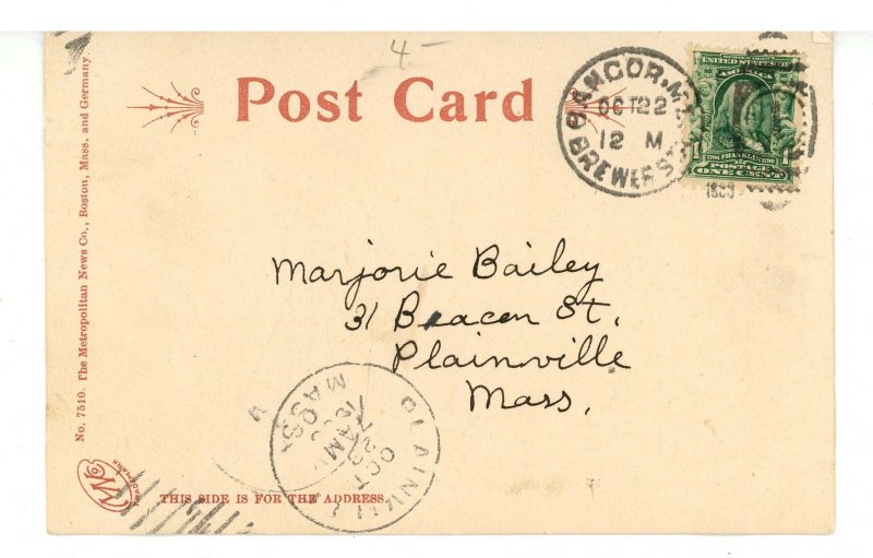 ME - Bangor. Bangor House ca 1905