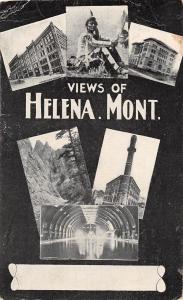 D57/ Helena Montana Mt Postcard 1907 6View Views of Helena Native American