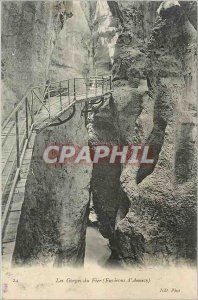 Old Postcard The Gorges du Fier Annecy Surroundings