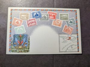 Mint Republic of Haiti Stamp on Stamp Postcard