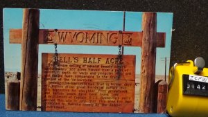 STD Vintage Hells Half Acre Natrona County Casper Wyoming Posted 1967
