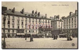 Nantes - Place Royale - Old Postcard